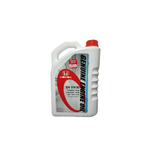 น้ำมันเครื่อง HONDA API SN SAE 5W-30 ขนาด 4 ลิตร แท้ศูนย์ (รหัส 08234-P99-F4NT1)