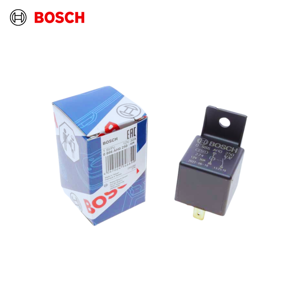 รีเลย์ Bosch Relay 12V 5 ขา 1 ตัว สำหรับรถยนต์ทุกรุ่น (0986AH0250)