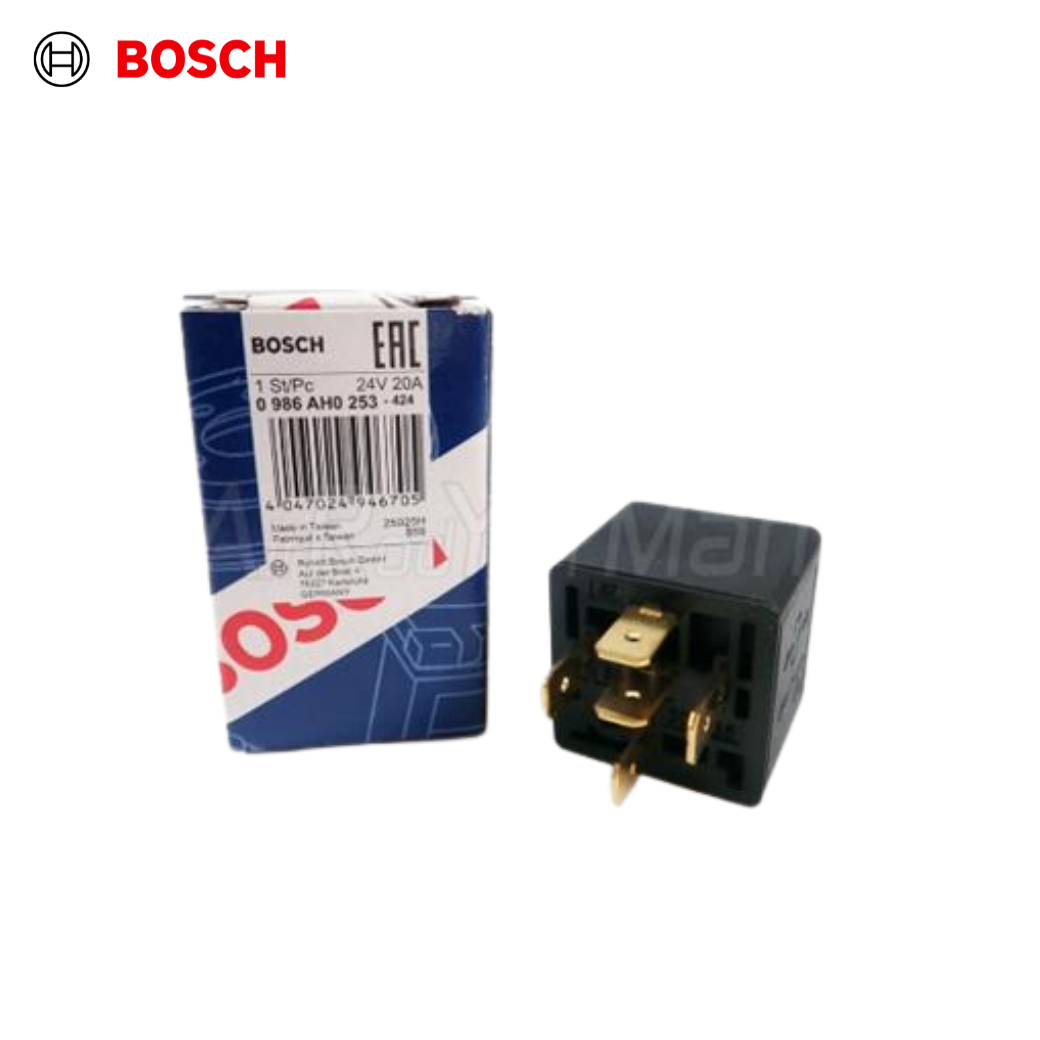 รีเลย์ Bosch Relay 24V 5 ขา สำหรับรถยนต์ทุกรุ่น (0986AH0253)